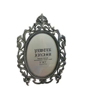 Pewter Finish Photo Frame Hand Polished Lacquer Coated Size 5 X 7